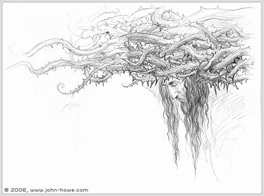 John Howe :: Illustrator - Portfolio :: Home / Sketchbooks / Crown of