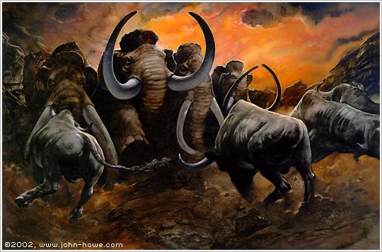 Aurochs and mammoths