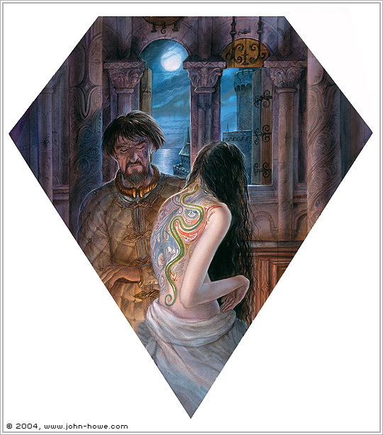 John Howe :: Illustrator - Portfolio :: Home / Cover Art / Robin HOBB / The  Tawny Man Book 2: The Golden Fool