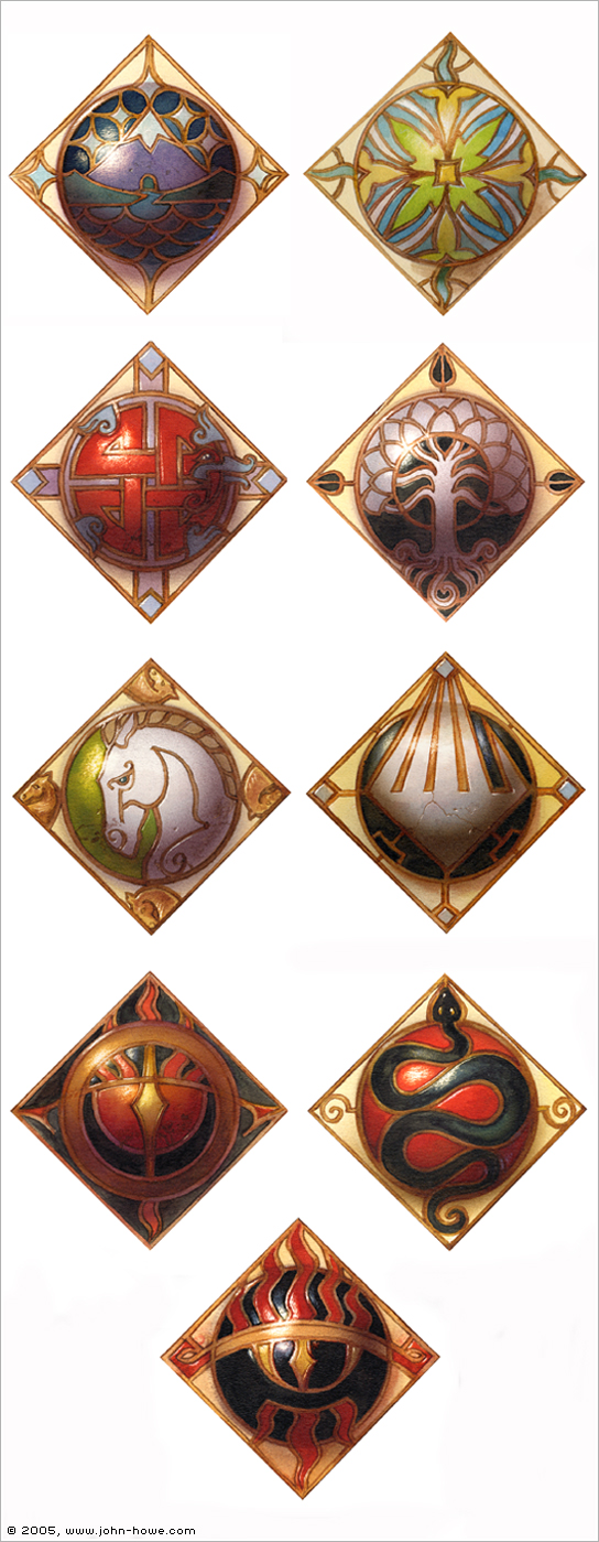 War in Middle-Earth Boardgame - Nation Icons