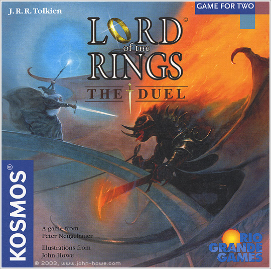 The Duel: Lord of the Rings two-player boardgame - USA