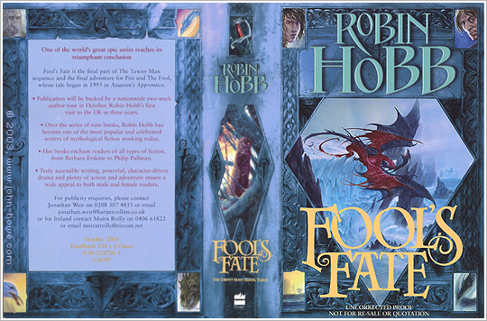 The Tawny Man Book 3: Fool's Fate - trade paperback