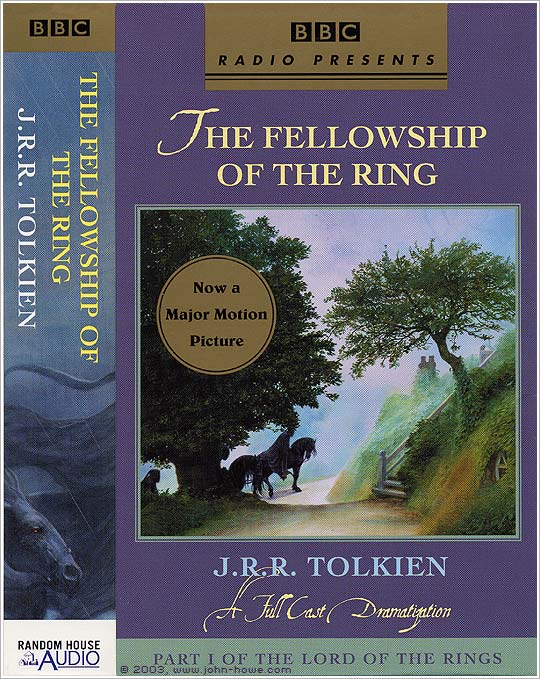 Random House Audio: The Fellowship of the Ring - cassettes (front)