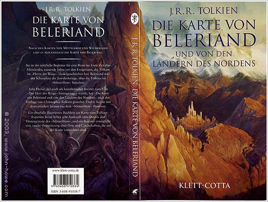 The Map of Tolkien's Beleriand and the Lands to the North - Germany