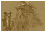 Pipe-smoking Dwarf